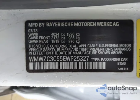 2014 Mini Countryman Cooper S from USA, damaged, VIN WMWZC3C55EWP25327